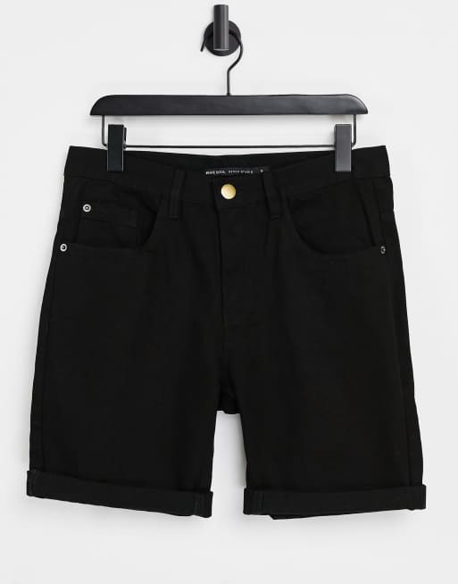 Brave Soul - Short in zwart met wassing