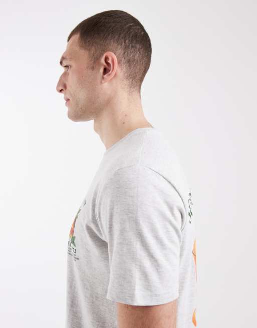 Brave Soul short sleeve cocktail graphic t-shirt in gray, 4 of 5