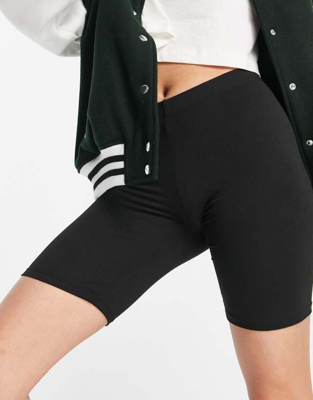 Brave Soul Sindy legging shorts in black