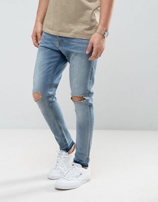 Brave Soul Skinny Carrot Fit Distressed 