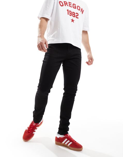 Brave Soul skinny fit jeans in black - view 1