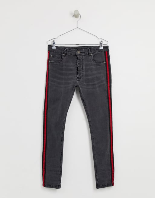 Brave Soul - Skinny jeans met strepen, 3 van 4