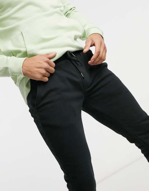 Brave Soul skinny jogger in black, 3 of 4