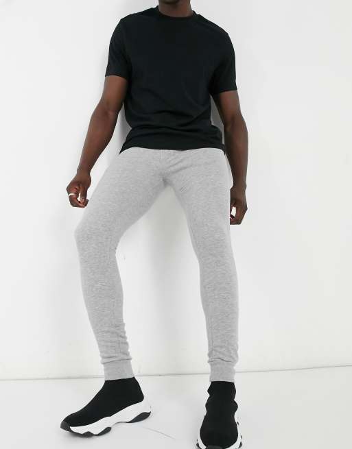 Harry Brown Drawstring Pintuck Sweatpants in Light Gray - ASOS Outlet