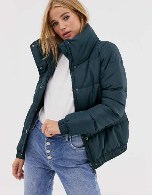 Brave Soul slay cropped padded coat | ASOS