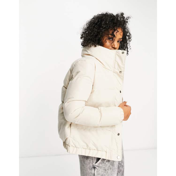 Peach skin shop puffer jacket