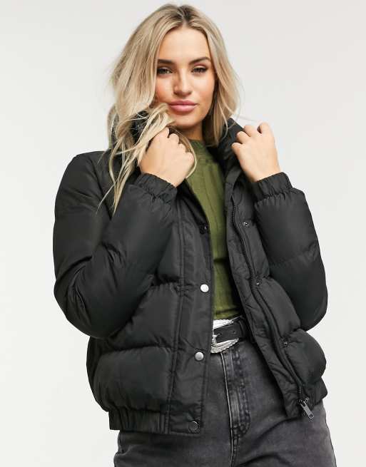 Brave soul shop black padded coat