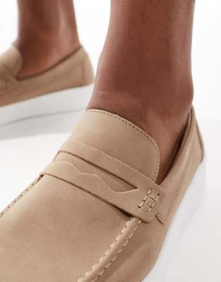Brave Soul Slip-on Loafers In Neutral