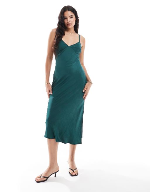 Brave Soul - Slipdress in smaragdgroen