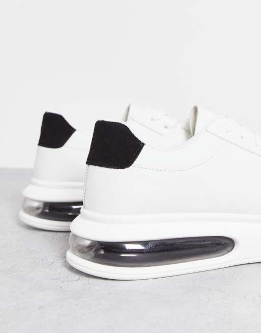 Brave Soul - Sneakers med chunky boblesål i hvid, 4 af 4