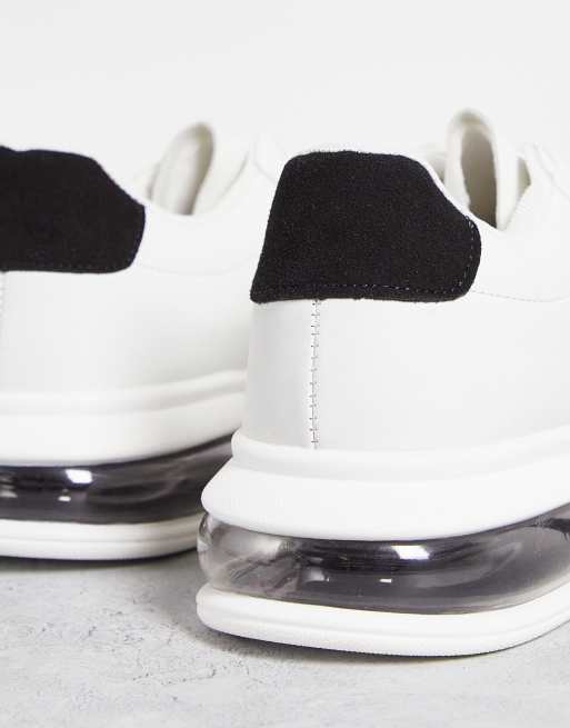 Brave Soul - Sneakers met dikke bubbelzool in wit, 2 van 4