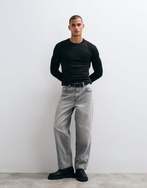Brave Soul soft touch crew neck knit sweater in black, 3 of 5