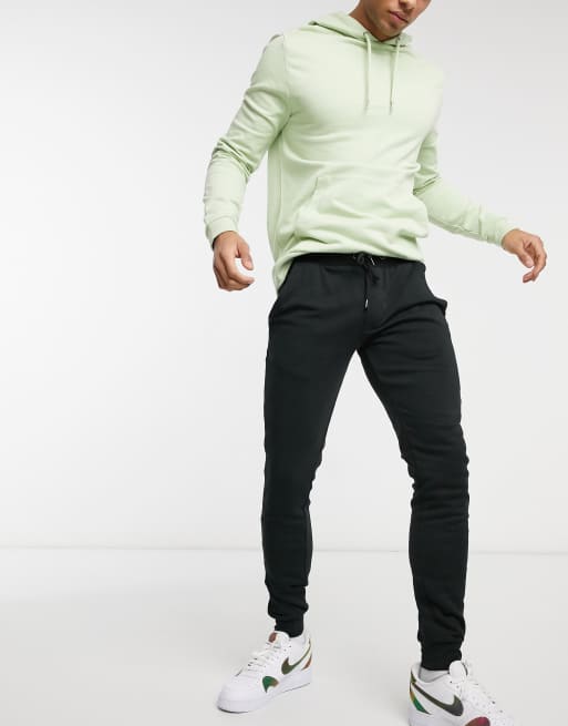 Brave Soul - Sorte skinny-joggingbukser, 4 af 4