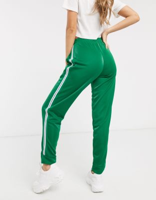 green stripe joggers