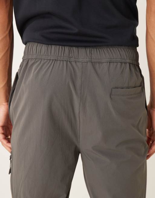 Brave Soul Straight leg elasticated waist trousers in dark grey, 4 of 5