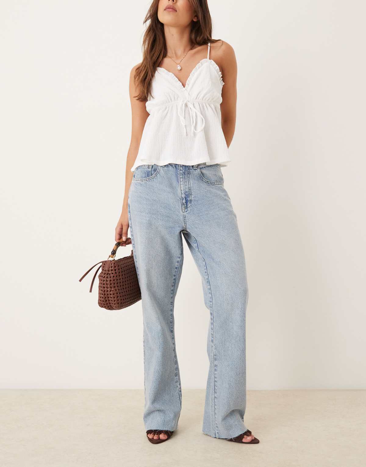Brave Soul Straight leg jeans in blue