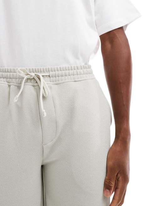 Brave Soul Straight leg joggers in taupe, 4 of 5