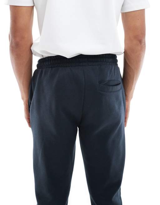 Brave Soul straight leg sweatpants with drawstring waist in navy, 5 of 5