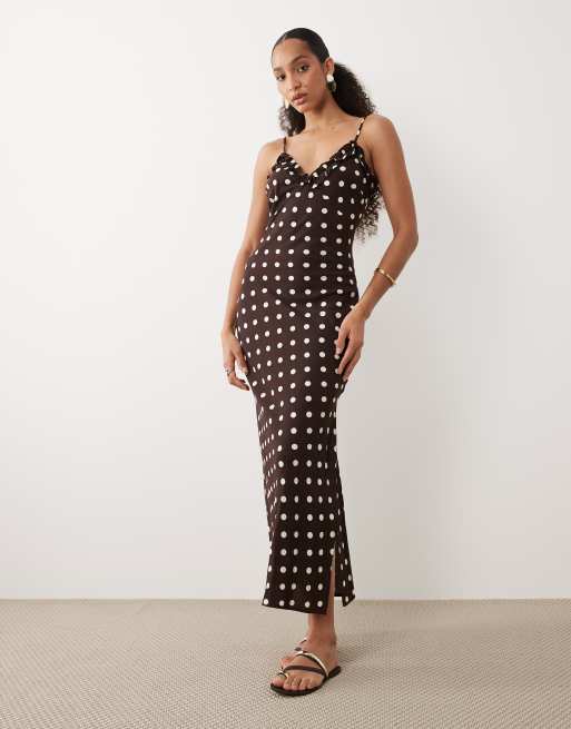 burgundy floral dress maxi Baltic Born Womens Katinka Wrap Maxi Dress | Burgundy Multi Floral