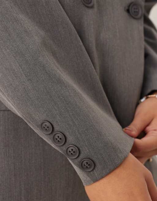 Brave Soul Structured blazer in grey, 4 of 4