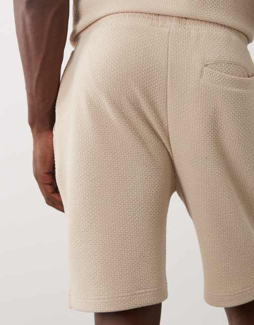 Brave Soul – Strukturierte Shorts in hellem Sandbeige, Kombiteil, 5 von 5