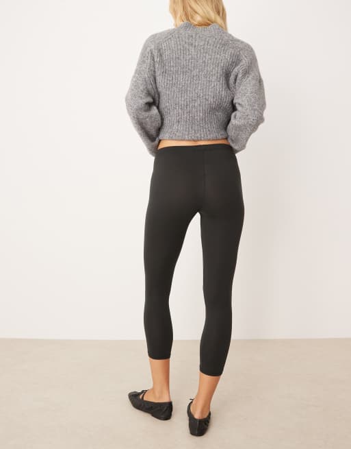 Brave Soul – Svarta leggings i 3/4-lång capri-modell, 2 av 5