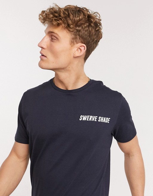 Brave Soul swerve shade slogan t-shirt