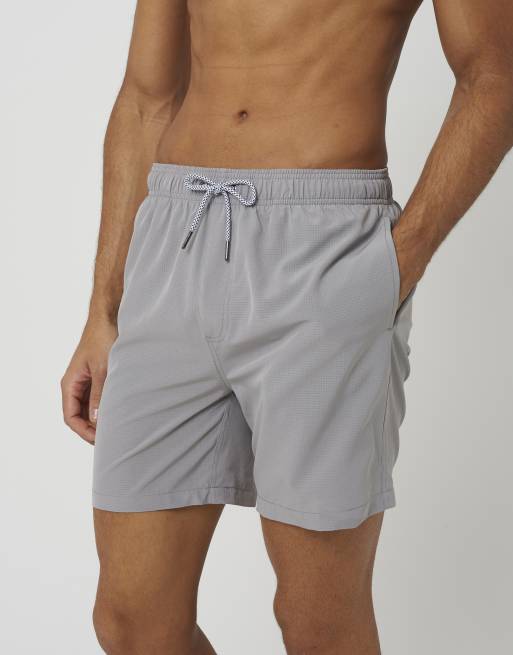 Brave Soul Swim shorts in grey, 4 of 4