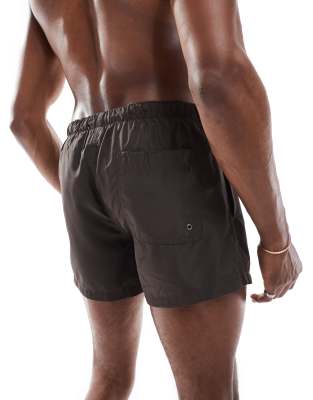 Brave Soul swim trunks in brown