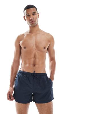 Brave Soul swim trunks in navy - view 1