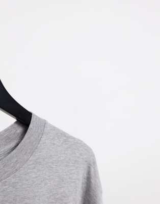 T-shirt con maniche arrotolate, colore grigio mélange chiaro - Brave Soul T-shirt donna  - immagine1
