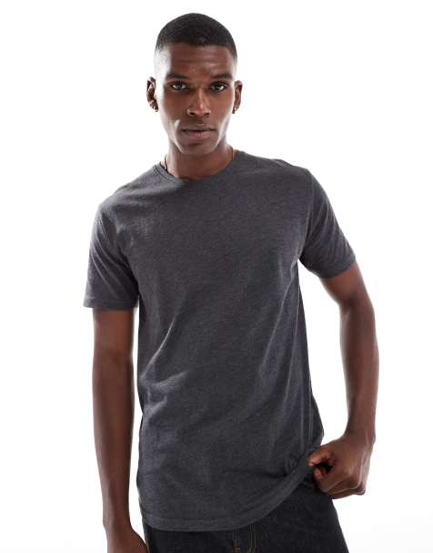 Brave Soul - T-shirt di media pesantezza a maniche corte grigio antracite - view 1