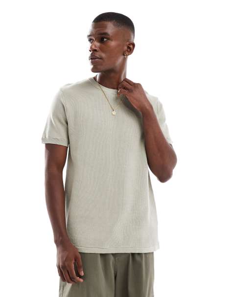 Brave Soul - T-shirt en maille - Vert clair - view 1