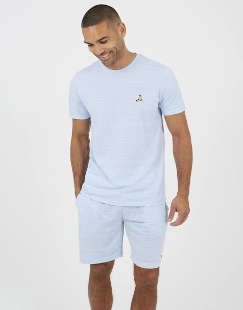 Brave Soul - T-shirt girocollo azzurra - view 1