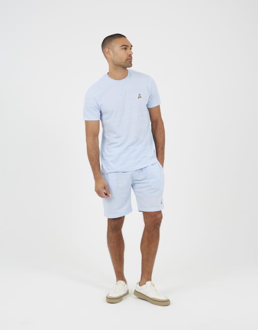Brave Soul – T-Shirt in Hellblau mit Rundhalsausschnitt, 3 von 4