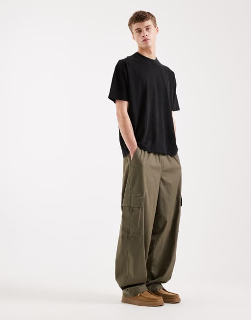 Brave Soul - T-shirt oversize da 240 g/m² lavaggio acido nero, 2 di 5