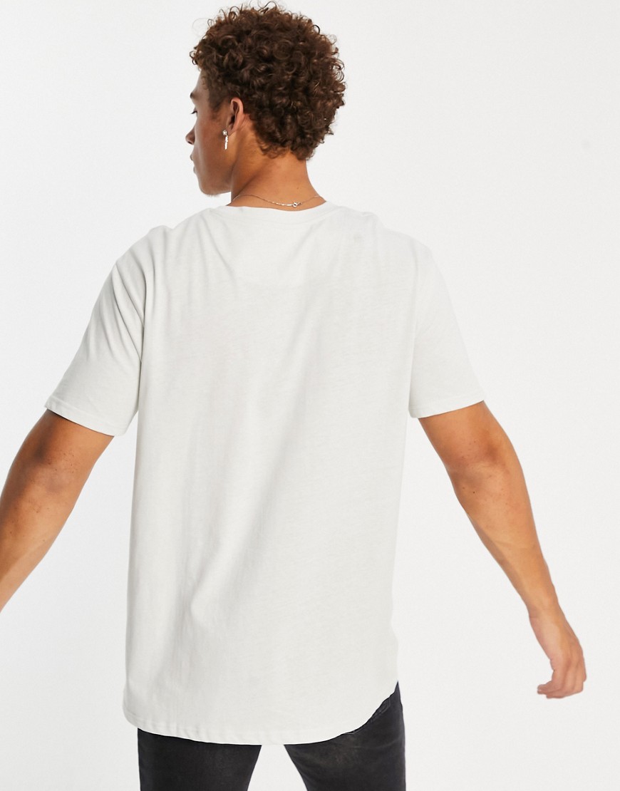T-shirt oversize écru mélange-Bianco - Brave Soul T-shirt donna  - immagine3
