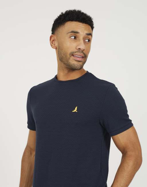 Brave Soul - T-shirt ras de cou à broderie - Bleu marine, 4 de 4