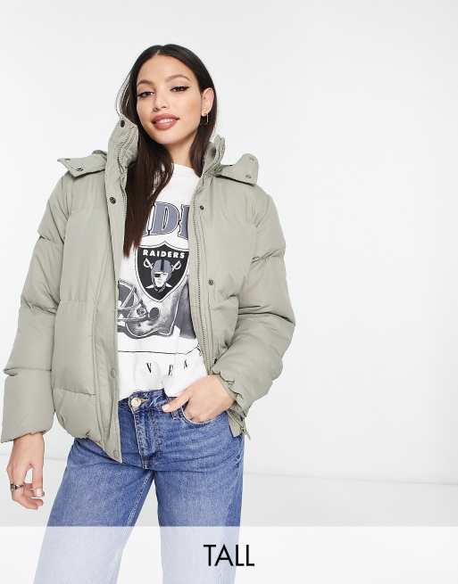 Grey Puffer Jackets for Women