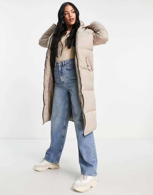 Brave soul tall top cello long puffer jacket
