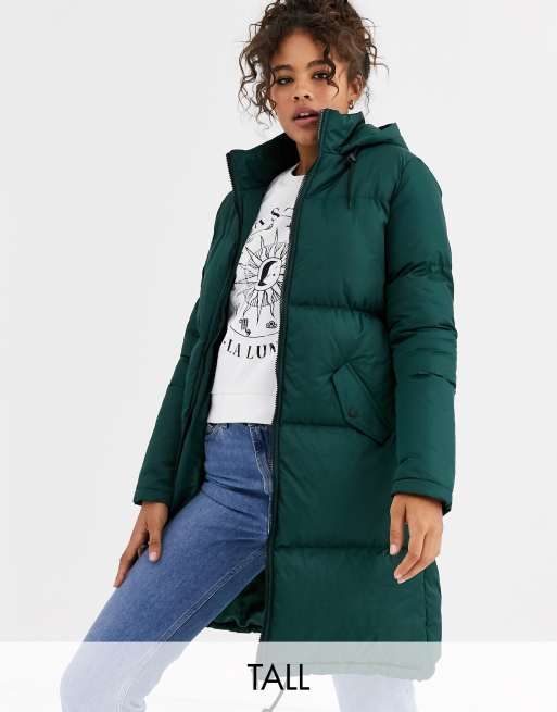 Brave Soul Tall cello long puffer jacket | ASOS