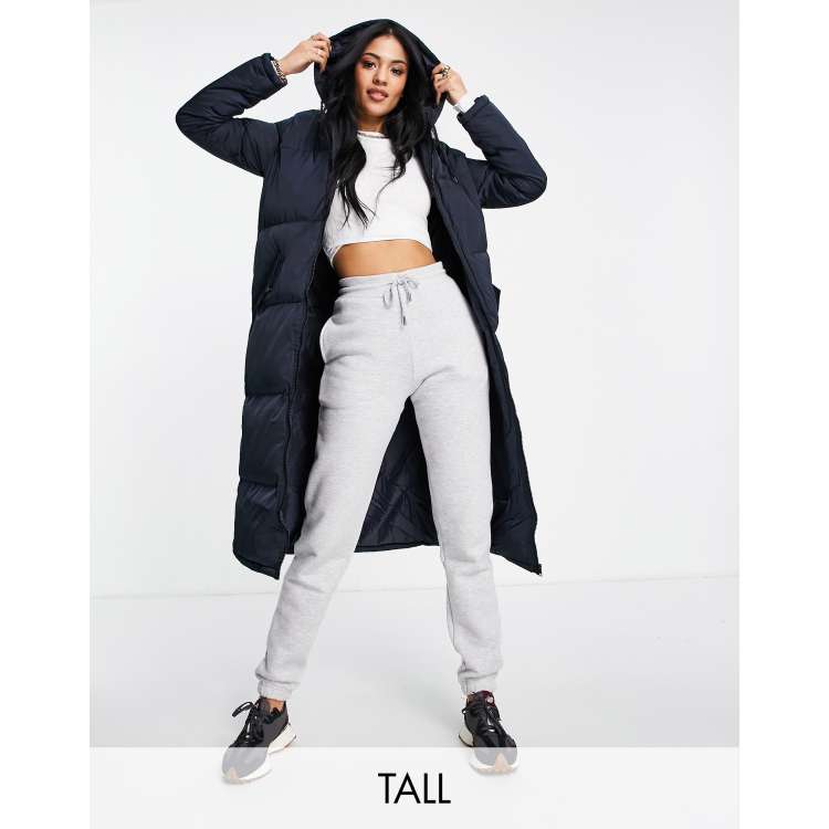 Faux Fur Prettylittlething Plt Black Puffer Boohoo ME