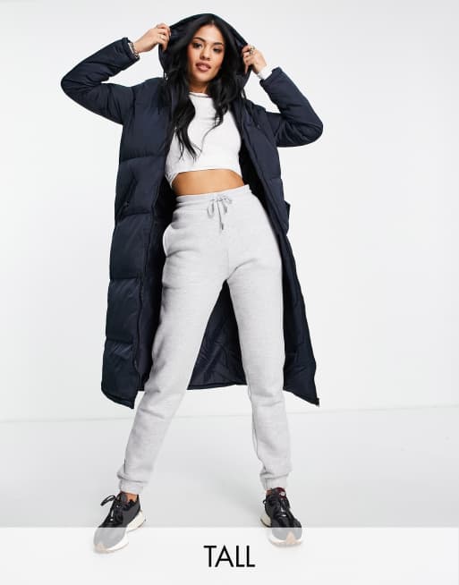 Brave Soul Tall Cello maxi longline puffer coat