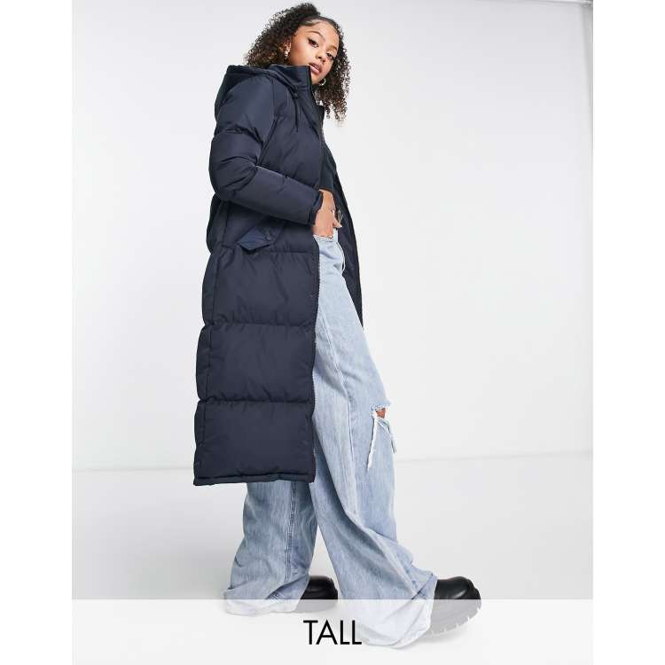 Brave soul petite longline best sale puffer jacket