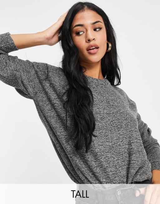 Brave Soul Tall Grunge Crew Neck Jumper Asos