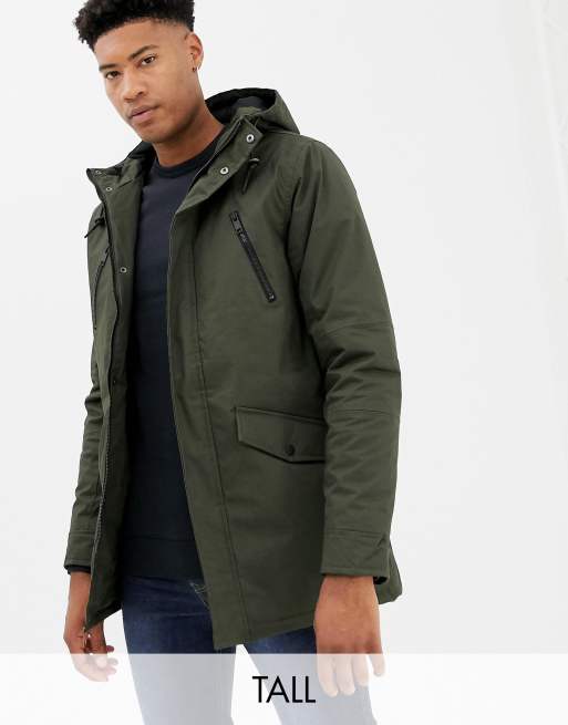 Brave soul 2025 hooded bonded parka