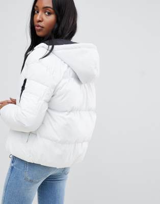 brave soul karen padded jacket with hood