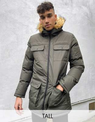 brave soul khaki parka