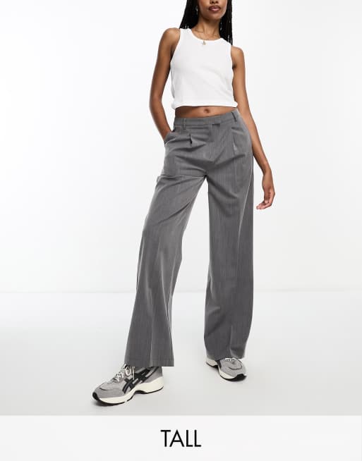 Brave Soul Tall - Pantalon in grijs, deel van co-ord set