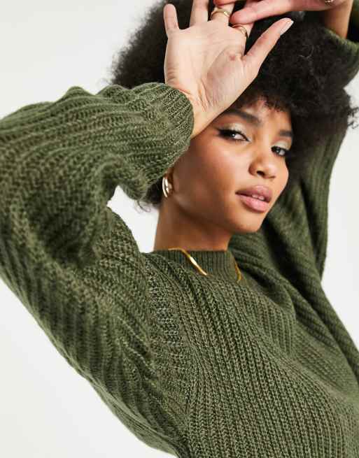 Brave Soul Tall reki fisherman knit sweater ASOS